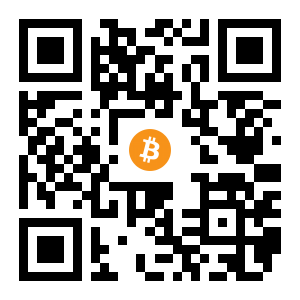 bitcoin:1MaChoBpb421F5PeScHxhiB36xxojFUFak black Bitcoin QR code