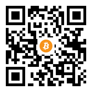 bitcoin:1MaXjsgwhssviAg1LYZa8ApgLFySHmkWAg black Bitcoin QR code