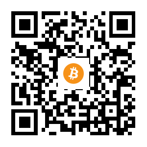 bitcoin:1Maio54SZCtuJWnyy681zqiD5tgbLJ3Ktz black Bitcoin QR code