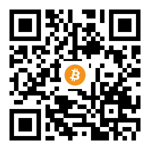 bitcoin:1MbNmDnR7wPvMGU4ydEMc4a3XZ4spxaySq black Bitcoin QR code