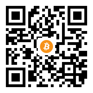bitcoin:1MbnPXgKiLP6td45nx1aDGdTu2HzX46U1M black Bitcoin QR code