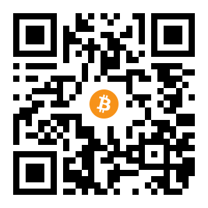 bitcoin:1Mc1QD7sATaabUt6B1PBMYYp6Y5BpCRu89 black Bitcoin QR code