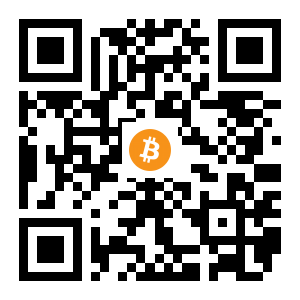 bitcoin:1Mc8LjQhZHWmSxENCVYFQbH7knK2bU3sRm black Bitcoin QR code