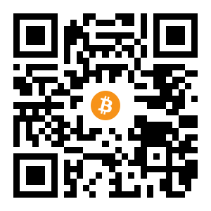 bitcoin:1McWoijPRwxfK5K3aWpVE7dnyPRrffk92G black Bitcoin QR code