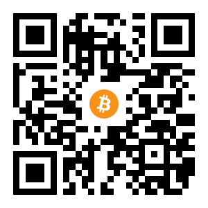 bitcoin:1McoJB9bgR9Lc6wWmFBidBqumGWZXgDpbH black Bitcoin QR code