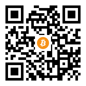 bitcoin:1Md4f8H4pA7bdrBUGArn1D4M7BM9sQ4JGX black Bitcoin QR code