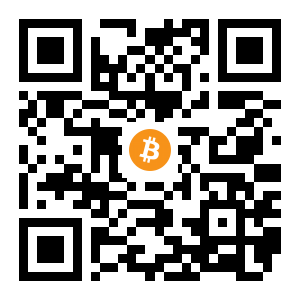 bitcoin:1MdKyHekLdeBt5X33KZXrGEPust7DBa3wk black Bitcoin QR code