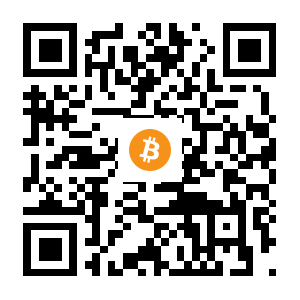 bitcoin:1MdViUgPckcj6XAVEgdL24LfVLX7qnYhQ7 black Bitcoin QR code