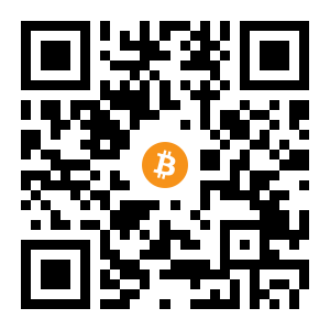 bitcoin:1MdYMdT1ULhpNpE1FWXP3CuP3g9HPpmiCs black Bitcoin QR code