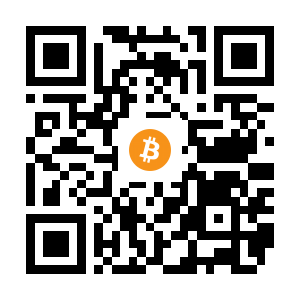 bitcoin:1MeH6zzxuumnEevZYSJ848CxEu9Sn8EnzC black Bitcoin QR code