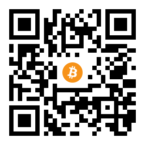 bitcoin:1MeH8ZUsZnrVyvqySePcJkHP3biHVtMnrb black Bitcoin QR code