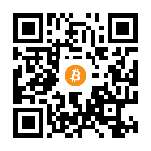 bitcoin:1Megbj2Y5Qtp7CUjXyJhCfJyTrPpwkP4PE black Bitcoin QR code