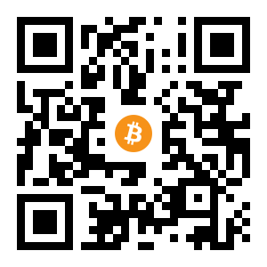 bitcoin:1MfYGnR71qruHD5EFb3foTdKdjCvN3Nzau black Bitcoin QR code