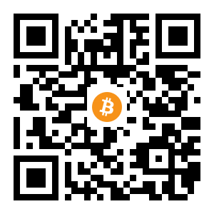 bitcoin:1MgERSboU4UhcdAND5NVzMR3LegZyWRmva black Bitcoin QR code