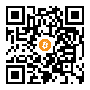 bitcoin:1Mh6QcF2fb9YL5h4EkRwogibtqQfWeHe3h black Bitcoin QR code