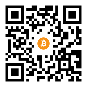 bitcoin:1MhsCMbrJXp4nFynAwXiJGGQqt2W5CETLf black Bitcoin QR code