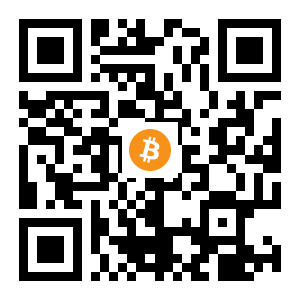 bitcoin:1Mi15EkFoZ1PUHnMmmdL2yZzxUPzwpf1FJ black Bitcoin QR code