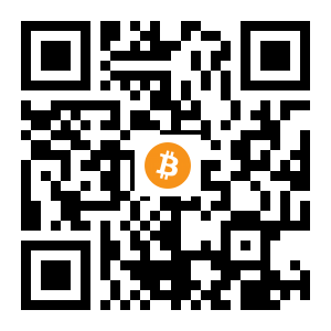 bitcoin:1Mi7JfNgXUr32F131v6HZA8qhnnf8sfS2M black Bitcoin QR code