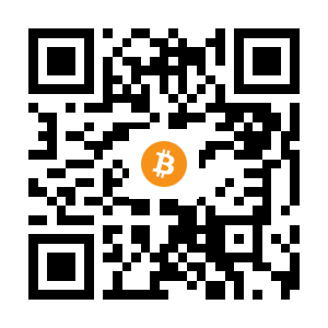bitcoin:1MiX9oGF1b8Aet5DJDviNF4qedui9bp5ey black Bitcoin QR code