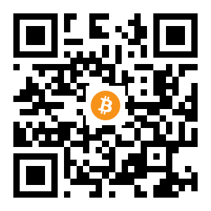 bitcoin:1MibY2dpRzC2UwWrgDGTf5HtC7CoynwRqc black Bitcoin QR code