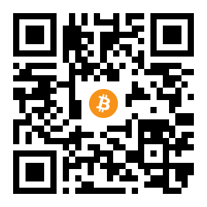bitcoin:1MjpgGk9DeHz6Na3uKjXcrPseGBWnU2a9 black Bitcoin QR code
