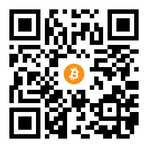 bitcoin:1Mk3LkVJ9PZngh9xWeMaCx6WTxkztE8y3R black Bitcoin QR code