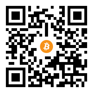 bitcoin:1MkDeMiWTxdhRHhYcDs5MyHZVjC2HrYGZ2 black Bitcoin QR code