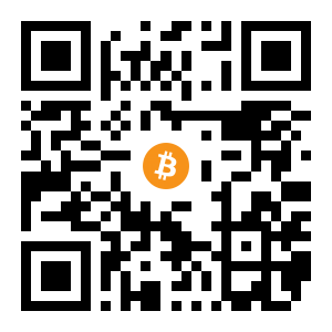 bitcoin:1MkwjFWZjMpEaGDULxuSaceCobNzDZphAq black Bitcoin QR code