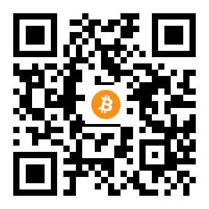 bitcoin:1MmMFX8Q5BBFzPbfMH9QHAwonB1FSsLvpR black Bitcoin QR code