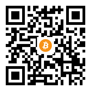 bitcoin:1MmSzgANLDJkgYehAR7dymoznG2z87dmcj black Bitcoin QR code
