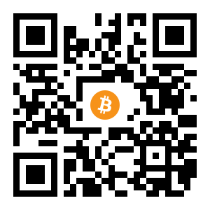 bitcoin:1MmV6bBWuBUZb6GGo9bBiGCpTV3r85xm9C black Bitcoin QR code