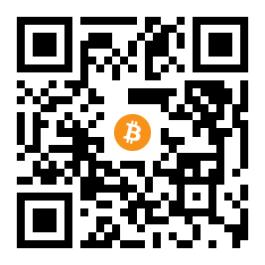 bitcoin:1MoSQg1USW6dYu9LMWaVJoQUkLcMFLm6vC black Bitcoin QR code