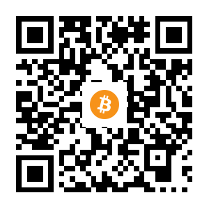 bitcoin:1MpeUsbwHYd5frqgzoxRcLxpqcutxPvTMK black Bitcoin QR code