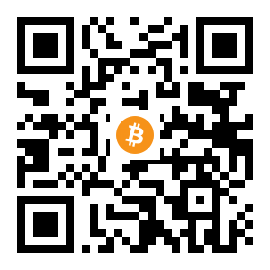 bitcoin:1MqqyiYoqK9gAHJJ7qrT9QRFZAhir154Ny black Bitcoin QR code