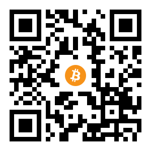 bitcoin:1MrkZeRhaYZm5b33EWocVW61F25DqRhSkL black Bitcoin QR code