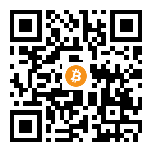 bitcoin:1Ms4LPLVYWCyYTAqBcotXAeizHgE778abE black Bitcoin QR code
