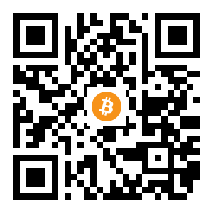 bitcoin:1MsHGbSb1qfZmP48CZJoNvM39XU6BsTEWM black Bitcoin QR code