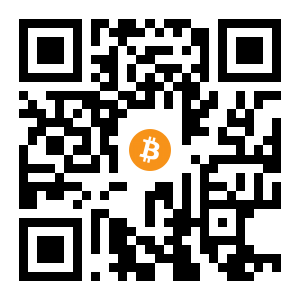 bitcoin:1Mtr6mB6UG9ZSV1PKAjPBTanpttUudChmw black Bitcoin QR code
