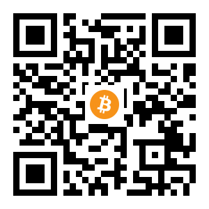 bitcoin:1MuYS5rNTcHa562wttK3rRGWZznSXdXkhD black Bitcoin QR code