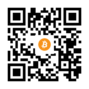 bitcoin:1MuZVtKuQEYRHuzBND3Qs6rfE2aV64usHz black Bitcoin QR code