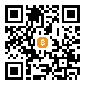 bitcoin:1MvU5SmVreHZPqTgsF17j2Bx2NwTTMv65c black Bitcoin QR code