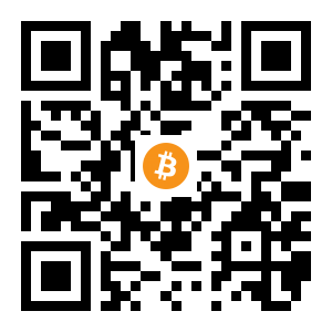 bitcoin:1MvhRWagHCbtkpGxcfSrtCHQfy1g1wAa1t black Bitcoin QR code