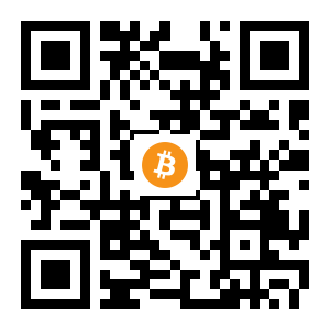 bitcoin:1MvpZ2Nrnk5ndXcv8hnMuP6GLpZdRzU3wB black Bitcoin QR code