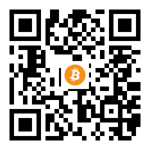 bitcoin:1MwFRuMLgDnvSH3gq2pRWpn1CrTKKDoDKD black Bitcoin QR code