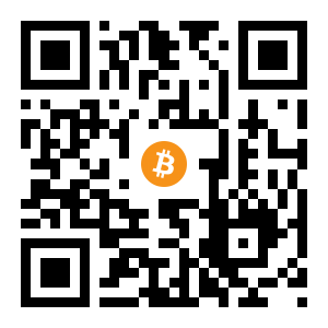 bitcoin:1MwtDfVAzV6MMBGXpbMcSDMBEdDD6j4DKb black Bitcoin QR code