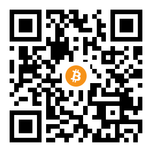 bitcoin:1MwyAXmToZtjbbCpc4wddkRRMWgtXk7KcJ black Bitcoin QR code