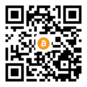 bitcoin:1MxnjqKD7L7ywRBkqkK2mSrSU7aRyGhG2X black Bitcoin QR code