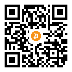 bitcoin:1MyBz46MMW8y8rwokXYYjDswbNMvsgxQ99 black Bitcoin QR code