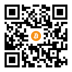 bitcoin:1N1CrXBhunDJ1tc8NnAiiuVtgQErFbcdFD black Bitcoin QR code
