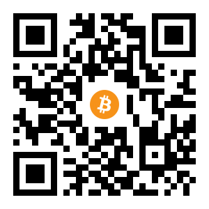 bitcoin:1N1smS4G1tRE46Hu3yfPyXMxwWxda16KKc black Bitcoin QR code